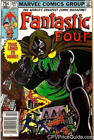 Fantastic Four #247 75¢ Canadian Price Variant Comic Book Picture