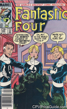 Fantastic Four #265 75¢ Canadian Price Variant Comic Book Picture