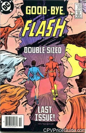Flash #350 $1.60 Canadian Price Variant Comic Book Picture