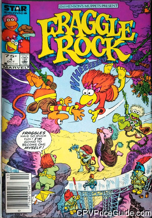 Fraggle Rock #4 75¢ Canadian Price Variant Comic Book Picture
