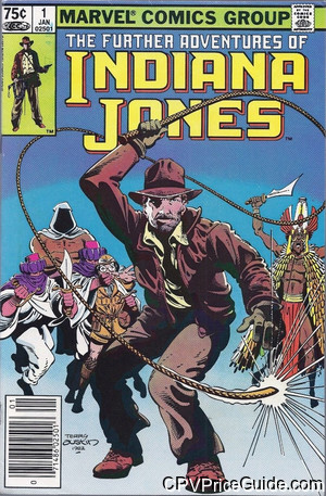 Further Adventures of Indiana Jones #1 75¢ Canadian Price Variant Comic Book Picture
