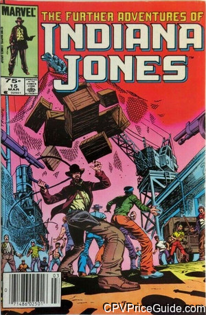 Further Adventures of Indiana Jones #15 75¢ Canadian Price Variant Comic Book Picture