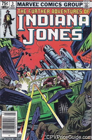 Further Adventures of Indiana Jones #3 75¢ Canadian Price Variant Comic Book Picture