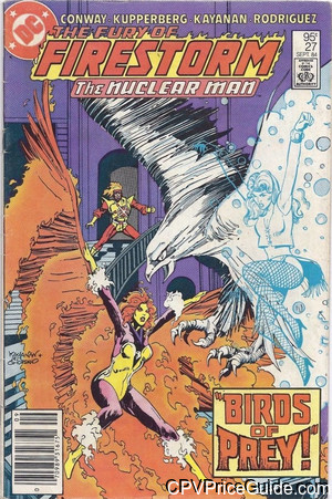 Fury of Firestorm #27 95¢ Canadian Price Variant Comic Book Picture