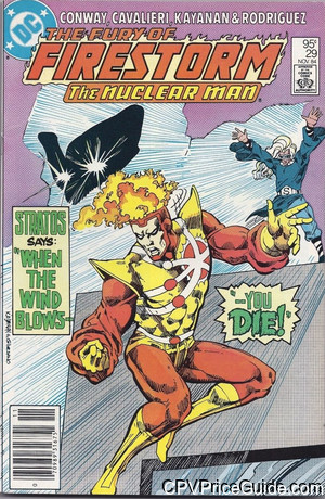 Fury of Firestorm #29 95¢ Canadian Price Variant Comic Book Picture