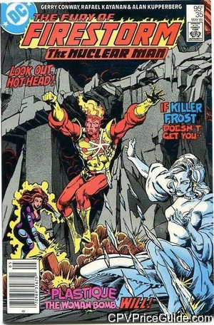 Fury of Firestorm #35 95¢ Canadian Price Variant Comic Book Picture