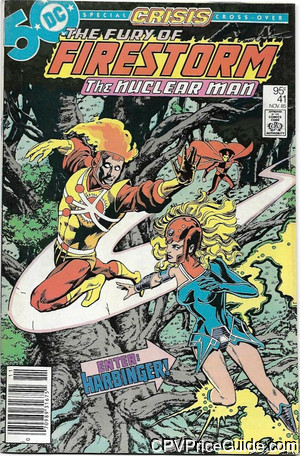 Fury of Firestorm #41 95¢ Canadian Price Variant Comic Book Picture