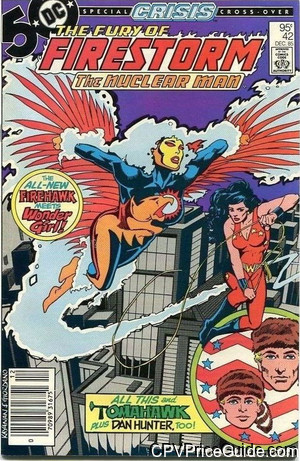 Fury of Firestorm #42 95¢ Canadian Price Variant Comic Book Picture