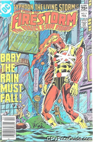 Fury of Firestorm #9 75¢ Canadian Price Variant Comic Book Picture