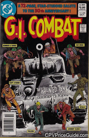 G.I. Combat #246 $2.00 Canadian Price Variant Comic Book Picture