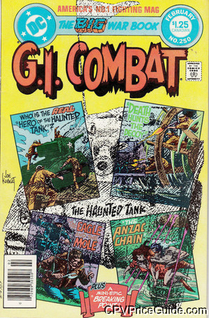 G.I. Combat #250 $1.25 Canadian Price Variant Comic Book Picture