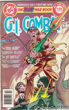 G.I. Combat #258 $1.25 Canadian Price Variant Comic Book Picture