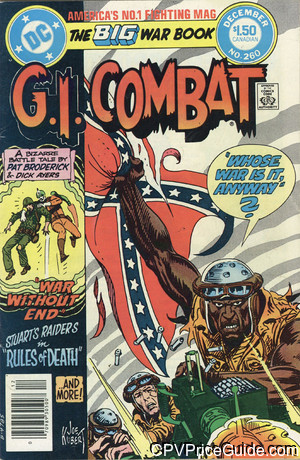 G.I. Combat #260 $1.50 Canadian Price Variant Comic Book Picture