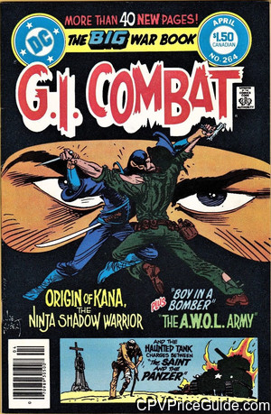 G.I. Combat #264 $1.50 Canadian Price Variant Comic Book Picture