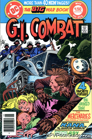 G.I. Combat #265 $1.50 Canadian Price Variant Comic Book Picture