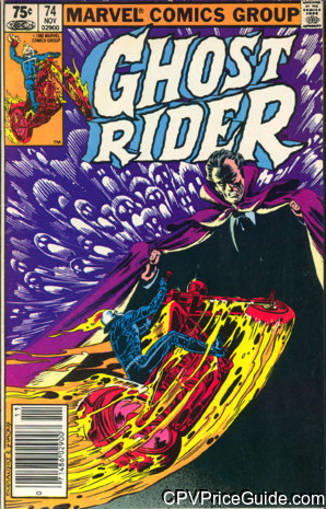 Ghost Rider #74 75¢ Canadian Price Variant Comic Book Picture