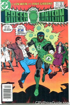 Green Lantern #183 95¢ Canadian Price Variant Comic Book Picture