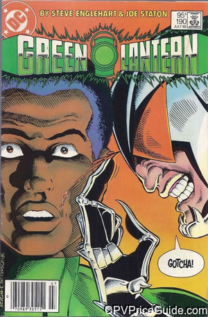 Green Lantern #190 95¢ Canadian Price Variant Comic Book Picture