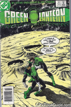 Green Lantern #193 95¢ Canadian Price Variant Comic Book Picture