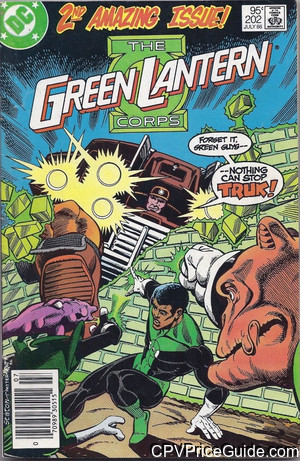 Green Lantern #202 95¢ Canadian Price Variant Comic Book Picture