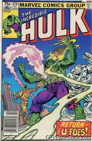 Incredible Hulk #276 75¢ Canadian Price Variant Comic Book Picture