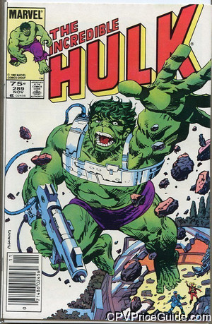 Incredible Hulk #289 75¢ Canadian Price Variant Comic Book Picture