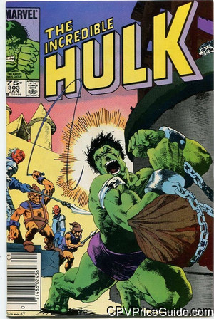 Incredible Hulk #303 75¢ Canadian Price Variant Comic Book Picture