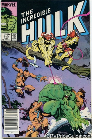 Incredible Hulk #313 75¢ Canadian Price Variant Comic Book Picture