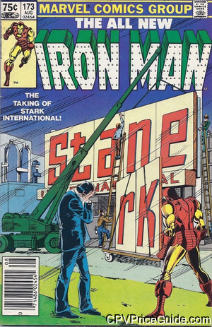 Iron Man #173 75¢ Canadian Price Variant Comic Book Picture