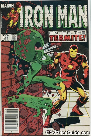 Iron Man #189 75¢ Canadian Price Variant Comic Book Picture