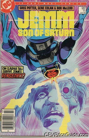 Jemm, Son of Saturn #11 95¢ Canadian Price Variant Comic Book Picture