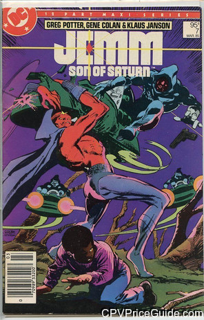 Jemm, Son of Saturn #7 95¢ Canadian Price Variant Comic Book Picture