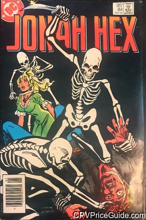 Jonah Hex #84 95¢ Canadian Price Variant Comic Book Picture