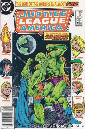Justice League of America #230 95¢ Canadian Price Variant Comic Book Picture