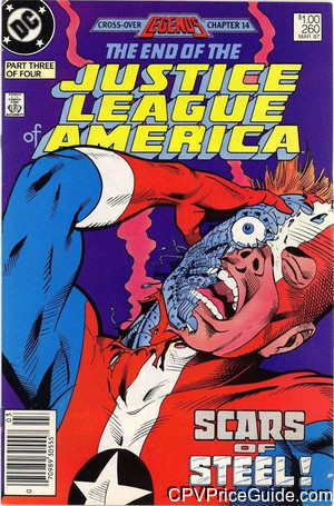 Justice League of America #260 $1.00 Canadian Price Variant Comic Book Picture
