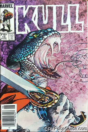 Kull the Conqueror #10 75¢ Canadian Price Variant Comic Book Picture