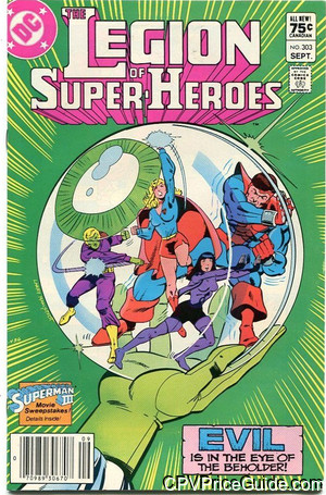 legion of super heroes 303 cpv canadian price variant image