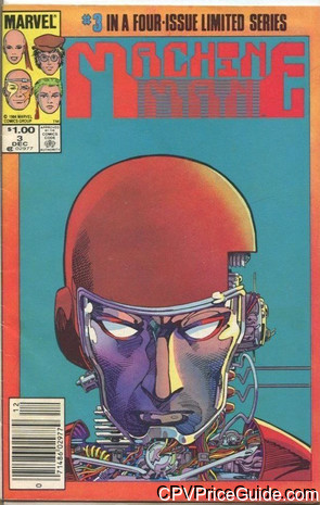 Machine Man #3 $1.00 Canadian Price Variant Comic Book Picture