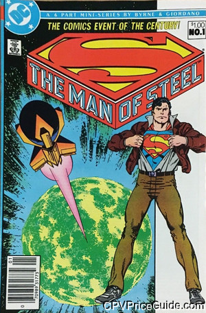 Man of Steel #1 $1.00 Canadian Price Variant Comic Book Picture