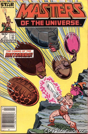 Masters of the Universe #2 95¢ Canadian Price Variant Comic Book Picture
