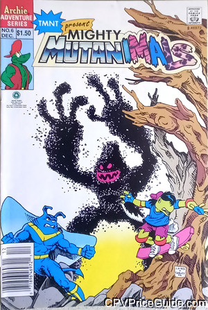 Mighty Mutanimals #6 $1.50 Canadian Price Variant Comic Book Picture