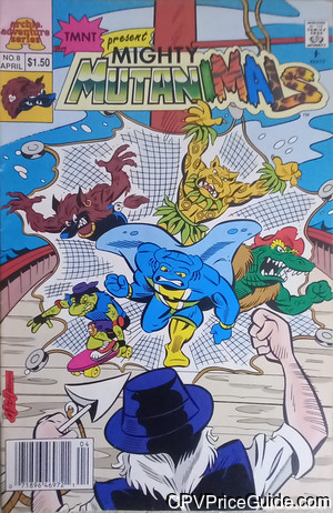 Mighty Mutanimals #8 $1.50 Canadian Price Variant Comic Book Picture