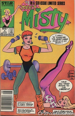 Misty #5 95¢ Canadian Price Variant Comic Book Picture