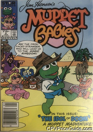 Muppet Babies #5 75¢ Canadian Price Variant Comic Book Picture