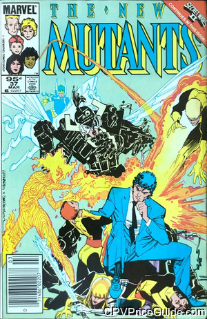 New Mutants #37 95¢ Canadian Price Variant Comic Book Picture