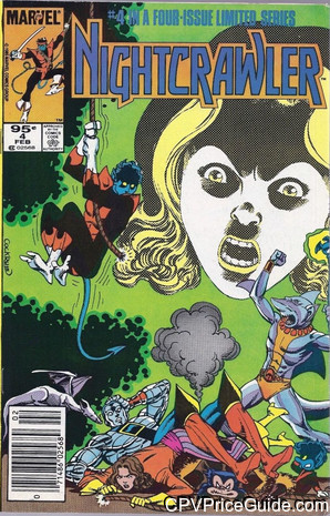 Nightcrawler #4 95¢ Canadian Price Variant Comic Book Picture