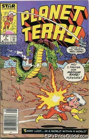Planet Terry #5 75¢ Canadian Price Variant Comic Book Picture