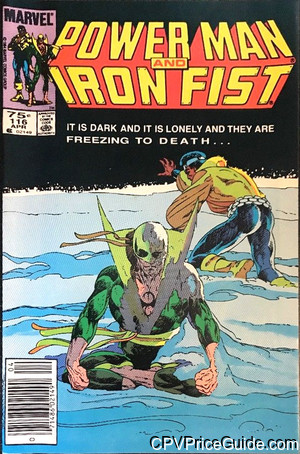 Power Man and Iron Fist #116 75¢ Canadian Price Variant Comic Book Picture