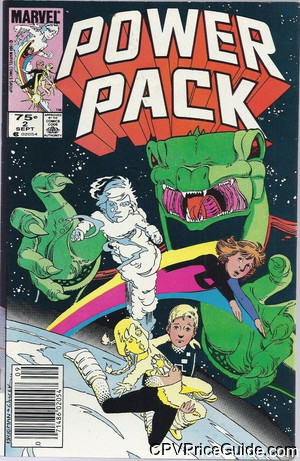 Power Pack #2 75¢ Canadian Price Variant Comic Book Picture