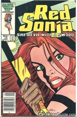 Red Sonja #13 95¢ Canadian Price Variant Comic Book Picture